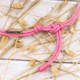 Knotenhalfter "Safety" - pink- VB Knoten und Seil