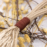 Halsring "Freedom" - Taupe Knoten und Seil